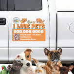 Niedliche Liebe Haustiere in der Tierpflege Hunde  Auto Magnet<br><div class="desc">Lass deinem Unternehmen mit diesem niedlichen und bezaubernden I Liebe Pets Automagnet. Ideal für Heimtiere, Hundewanderer und Tierärzte. Ein Fisch, eine Katze, eine Leguane, ein Hamster und ein Hund stehen für einige der kleinen Tiere, die Ihnen wichtig sind. Modernes und einzigartiges Design, um den Blick für die Zukunft und zurückkehrende...</div>