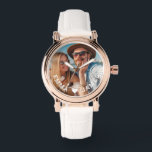 Niedliche Liebe Herz Foto Paare Personalisierte Na Armbanduhr<br><div class="desc">Niedliche Liebe Heart Foto Paare Personalisiert Names Watches bietet Ihr Lieblings-Foto mit einem Liebe Herz und personalisiert mit Ihren Namen in modernen weißen Skripten. Personalisieren Sie diese, indem Sie den Text in dem dafür vorgesehenen Textfeld bearbeiten und ein eigenes Bild hinzufügen. Perfekte Geschenke für Paare, Freundinnen, Ehefrau, Liebhaber und mehr...</div>