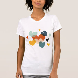 Niedliche Liebe Herzklopfen Kunst, Liebe Kunst, Di T-Shirt