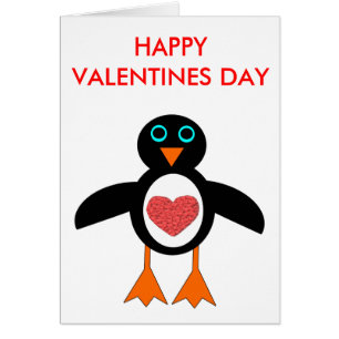 Niedliche Liebe Herzpinguin