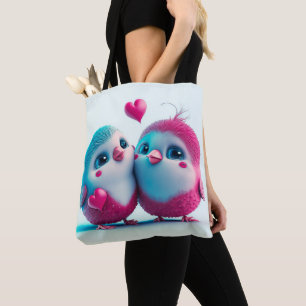 Niedliche Liebe Herzstück Valentine Inspiriert Art Tasche