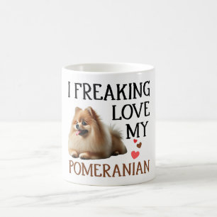 Niedliche Liebe Mein Spitz Hund Kaffeetasse