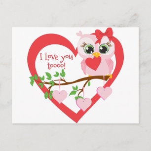 Niedliche Liebe Postkarte