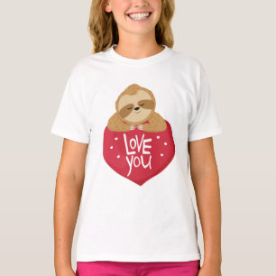 Niedliche Liebe Sie Valentinstag T-Shirt