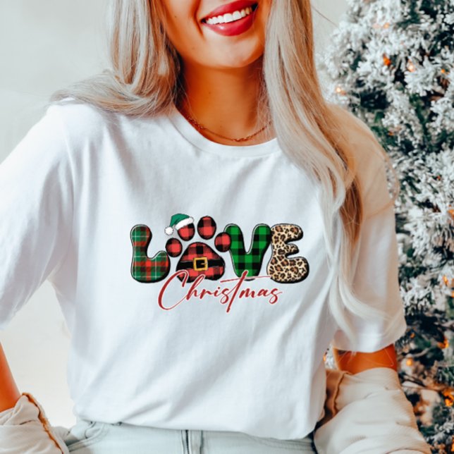 Niedliche Liebe Weihnachtshund Lover Tshirt (Von Creator hochgeladen)