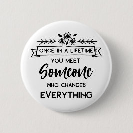 Niedliche Liebe Zitat Hochzeit Verlobung Braut Button