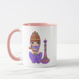 Niedliche Lila Genie Doll Bly Dancer Girl Tasse