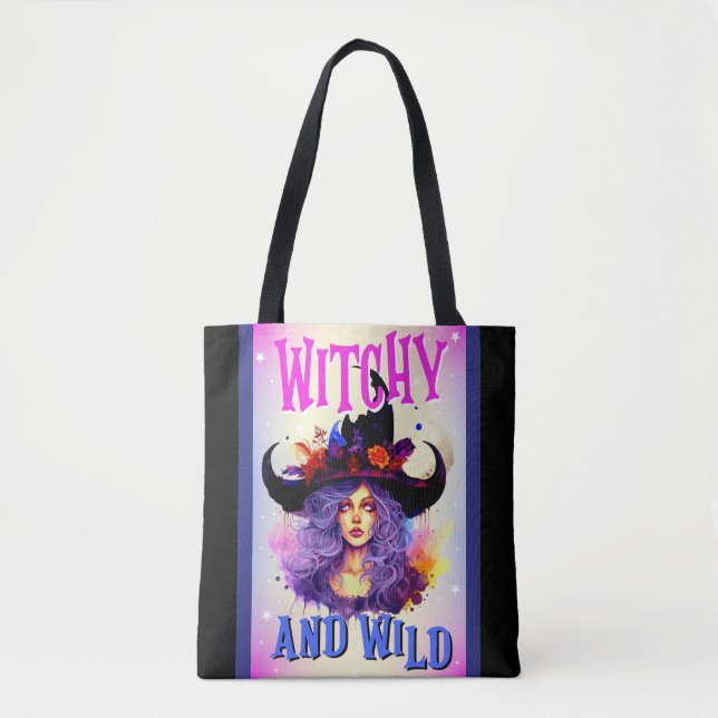 Niedliche Lila Hexengebäcktasche Tasche (Vorderseite)