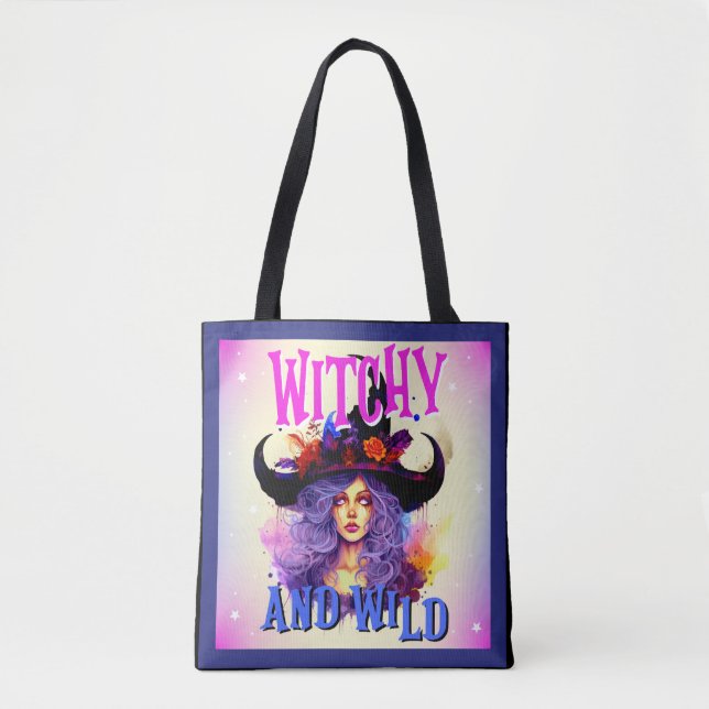 Niedliche Lila Hexengebäcktasche Tasche (Vorderseite)