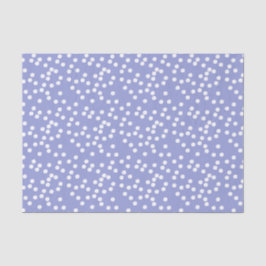 Niedliche Lila und weiße Confetti / Punkte Seidenpapier
