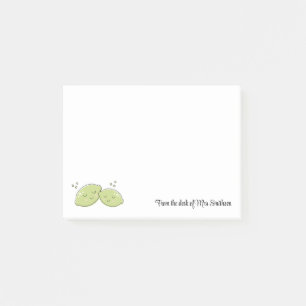 Niedliche Limes Obst vom Schreibtisch Post-it Klebezettel