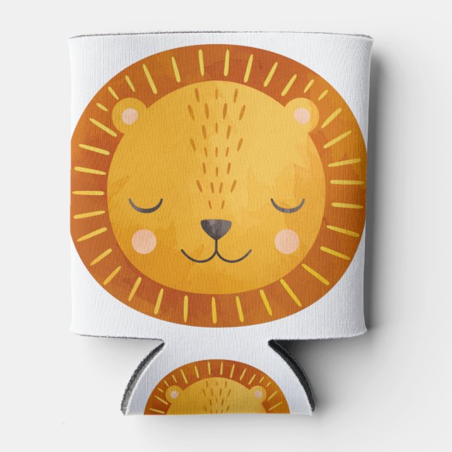 Niedliche Lion Dosenkühler (Vorderseite)