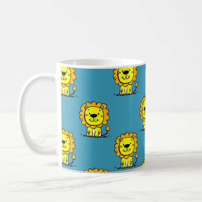 Niedliche Lion Kaffeetasse (Links)