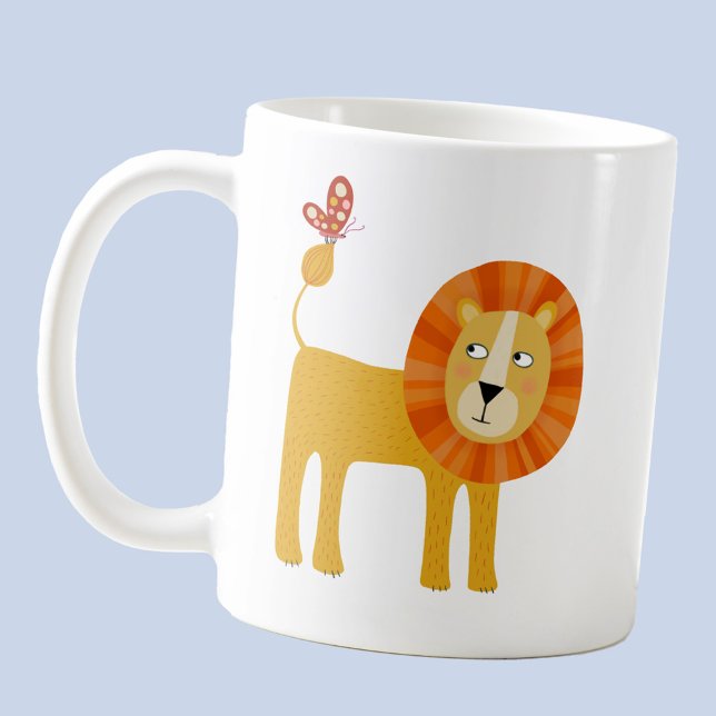 Niedliche Lion Kaffeetasse (Fun lion coffee mug)