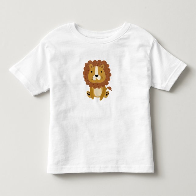 Niedliche Lion Kleinkind T-shirt (Vorderseite)