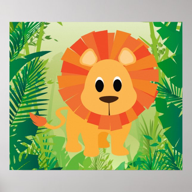 Niedliche Lion Poster (Vorne)