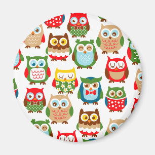 Niedliche Litte Eulen Magnet