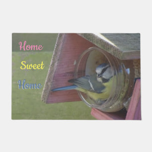Niedliche Little Bird ZUHAUSE SWEET ZUHAUSE Cust. Fußmatte