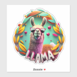 Niedliche Llamas-Aufkleber Aufkleber