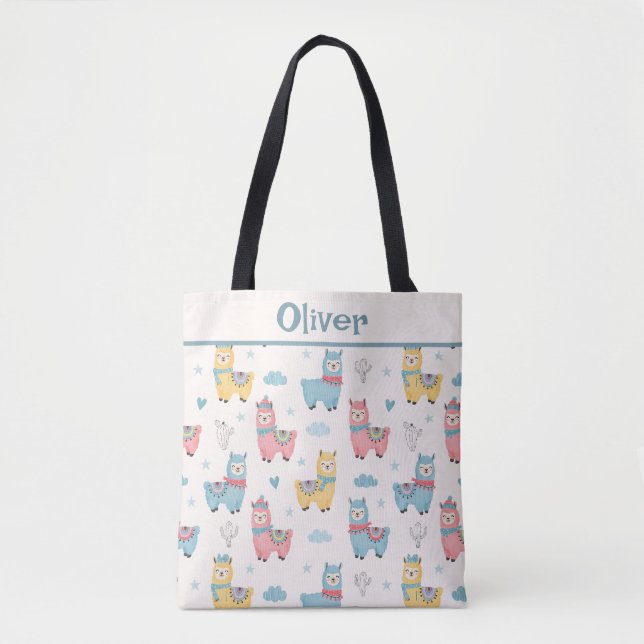 Niedliche Llamellen mit Skarven Tasche (Vorderseite)