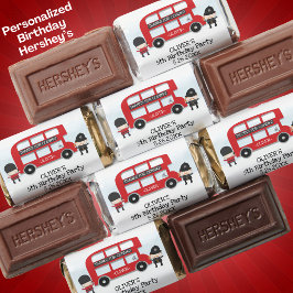 Niedliche Londoner Buskids Personalisiert Geburtst