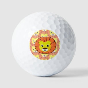 Niedliche Lötwand über das gesamte Druckmuster Golfball