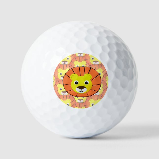 Niedliche Lötwand über das gesamte Druckmuster Golfball (Vorderseite)