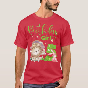 Niedliche Löwe 5th Birthday Girl T-Shirt