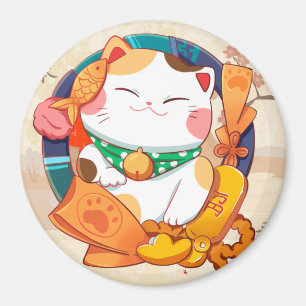 Niedliche Lucky Cat Magnet