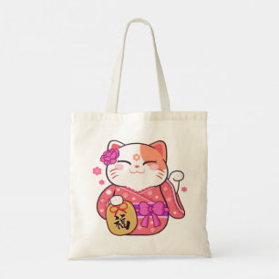 Niedliche Lucky Cat Tragetasche