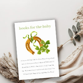 Niedliche Lucky Kleeblatt Grüne Bücher für Babydus Begleitkarte