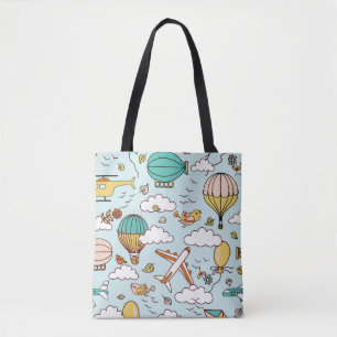 Niedliche Luftballons Nahtloses Muster Tasche