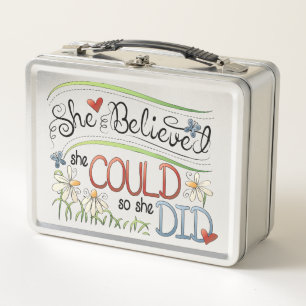 Niedliche Lunch Box aus nicht rostendem Stahl