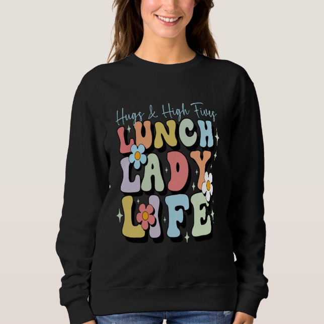 niedliche Lunchfrauen Tee School Cafeteria (Vorderseite)
