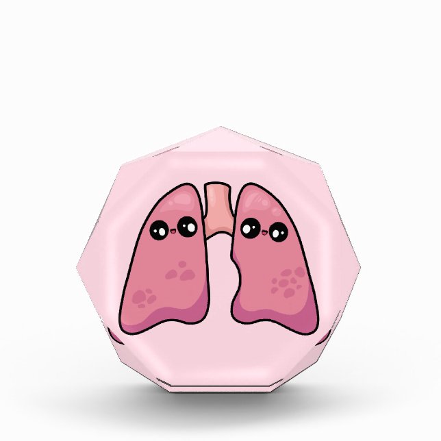 Niedliche Lungen - Humanbiologie Fotoblock (Vorderseite)