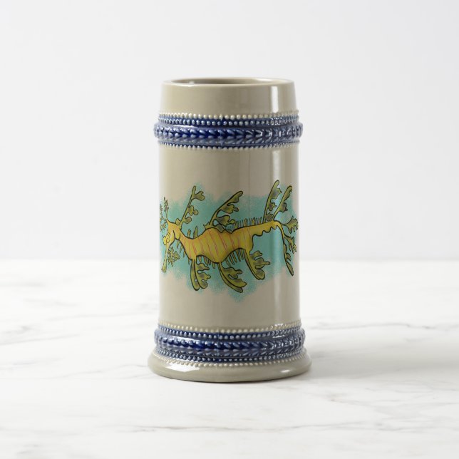 Niedliche, lustige Cartoon-Illustration eines Seed Bierglas (Mittel)