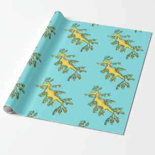 Niedliche, lustige Cartoon-Illustration eines Seed Geschenkpapier