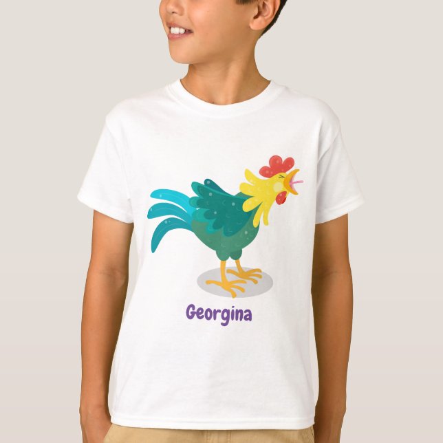 Niedliche lustige Crosshaufenillustrierung des Car T-Shirt (Vorderseite)