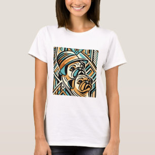 Niedliche lustige Hunde Frauenhemd T-Shirt