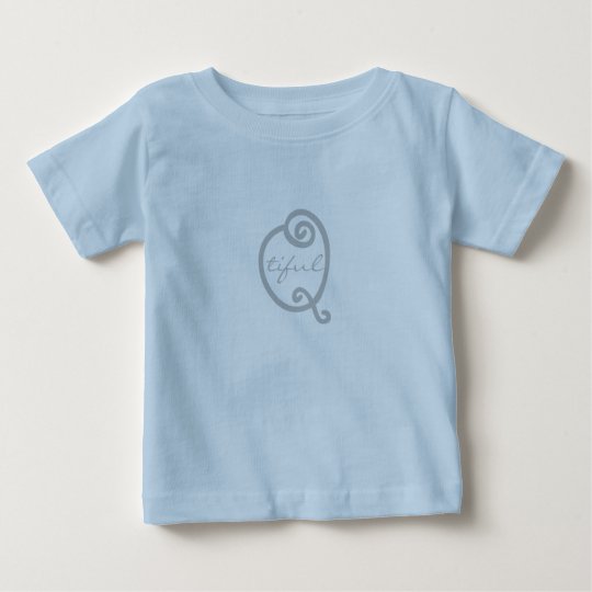 Niedliche lustige "Qtiful" Baby T-shirt