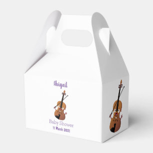 Niedliche lustige Violinmusikfigur Geschenkschachtel