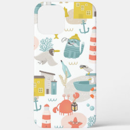 Niedliche lustige Wassertiere. Seeschwalbe Case-Mate iPhone Hülle
