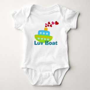 Niedliche Luv-Boote mit Herz Baby Strampler