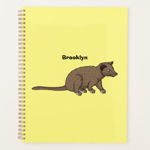 Niedliche Luwak Civet Cartoon Abbildung Planer