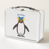 Niedliche Macaroni-Pinguin-Cartoon-Abbildung