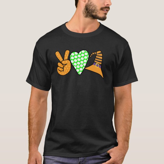 Niedliche Mädchen Frauen Liebe Frieden Hexe Magisc T-Shirt (Vorderseite)