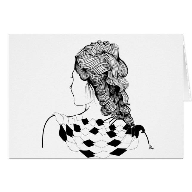 Niedliche Mädchen-Frisur (Vorderseite (Horizontal))