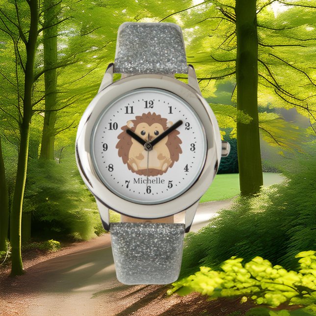 niedliche Mädchen Igel Liebhaber hinzufügen Armbanduhr (Von Creator hochgeladen)