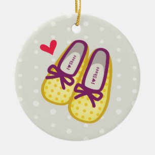 Niedliche Mädchen-Schuhe Keramikornament