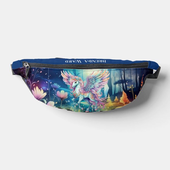 Niedliche Mädchen unicorn geben den Namen Bauchtasche (Ablage )